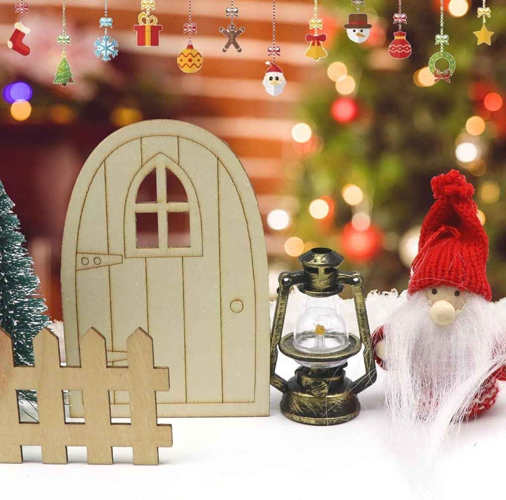 2 échelles De Corde Miniature En Bois Et Chanvre 10x70 Cm - Décoration Lutin De Noël, Maison De Poupée, Jardin Féerique