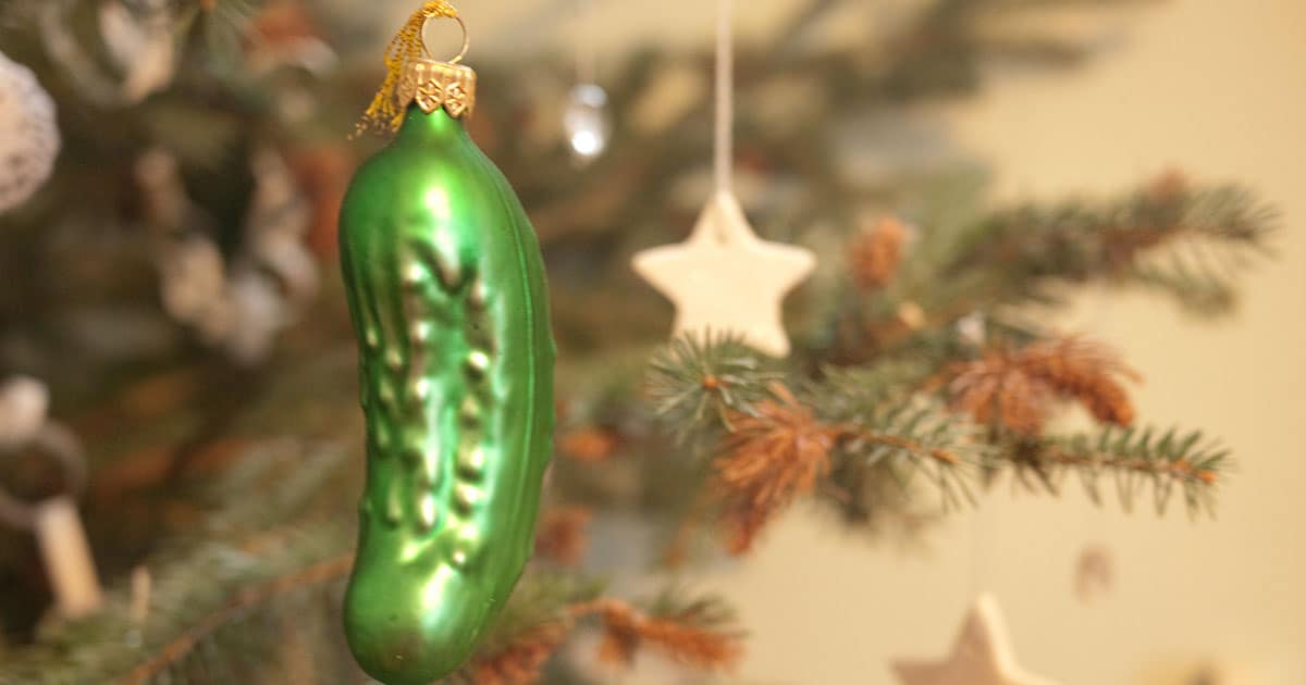 Le Cornichon De Noel La Tradition Rigolote Pour Les F tes De Noel En 