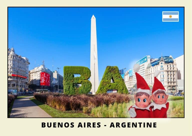 Imprimer la carte postale des 2 lutins farceurs rouges en argentine