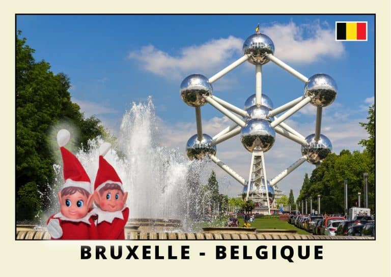 Imprimer la carte postale des 2 lutins farceurs rouges en belgique