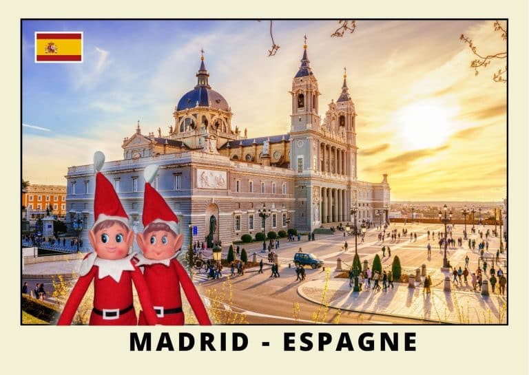Imprimer la carte postale des 2 lutins farceurs rouges en Espagne