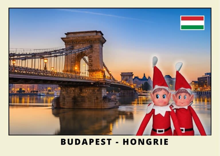 Imprimer la carte postale des 2 lutins farceurs en Hongrie
