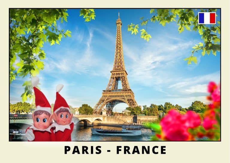 Imprimer la carte postale des 2 lutins farceurs rouges a Paris g&eacute;n&eacute;rique