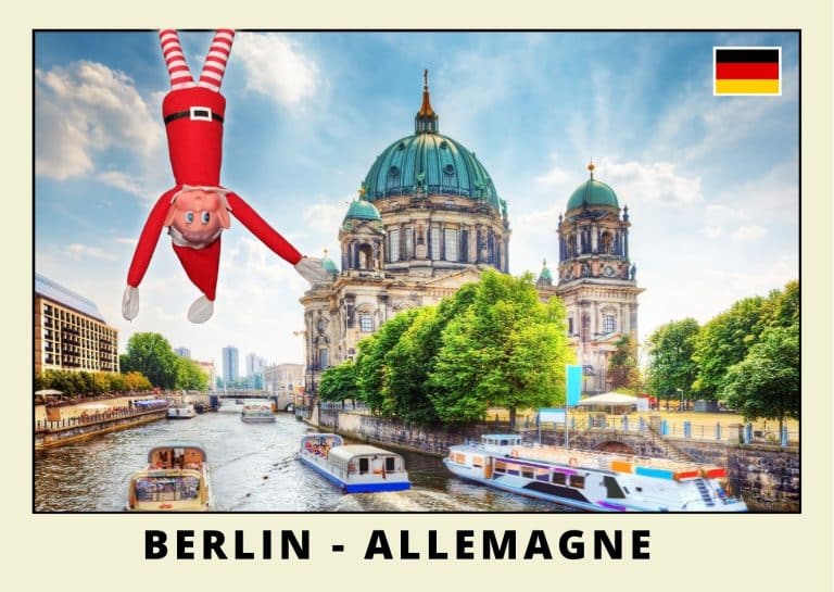 Carte postale du lutin rouge en Allemagne