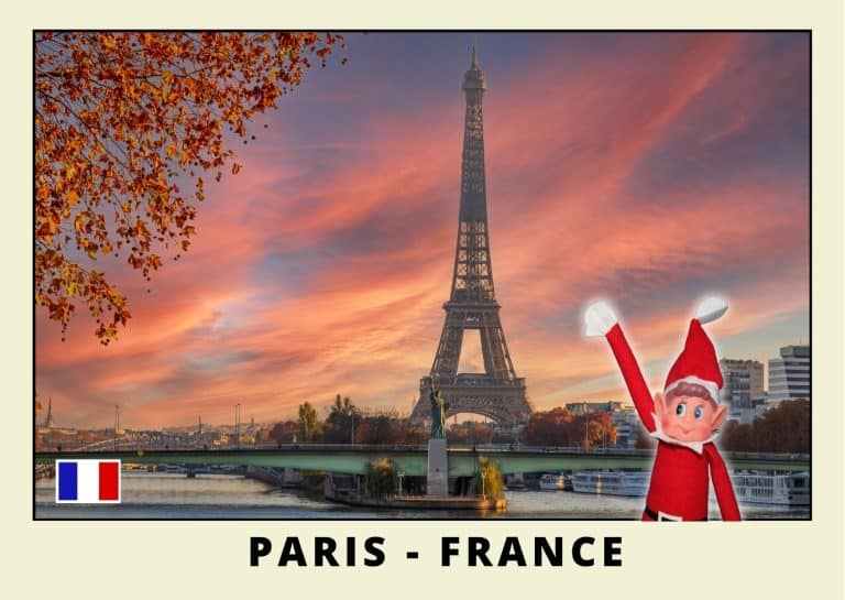 Carte postale du lutin farceur rouge a paris 2