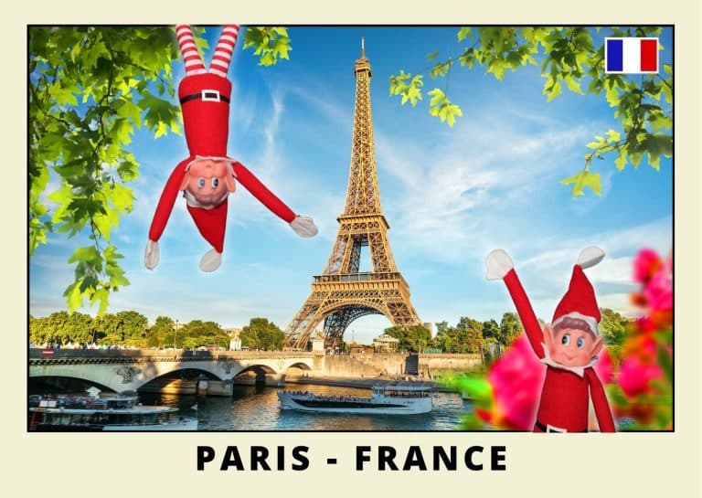 Carte postale du lutin farceur rouge a paris 3