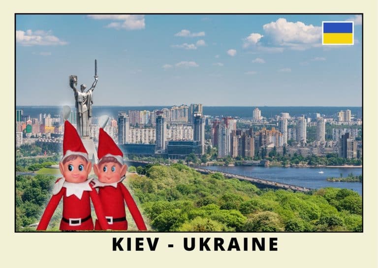 Imprimer la carte postale des 2 lutins farceurs rouges en ukraine