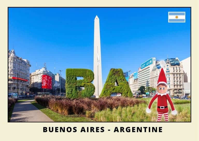 Carte postale lutine rouge en Argentine