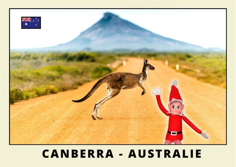 Carte postale lutine rouge en Australie