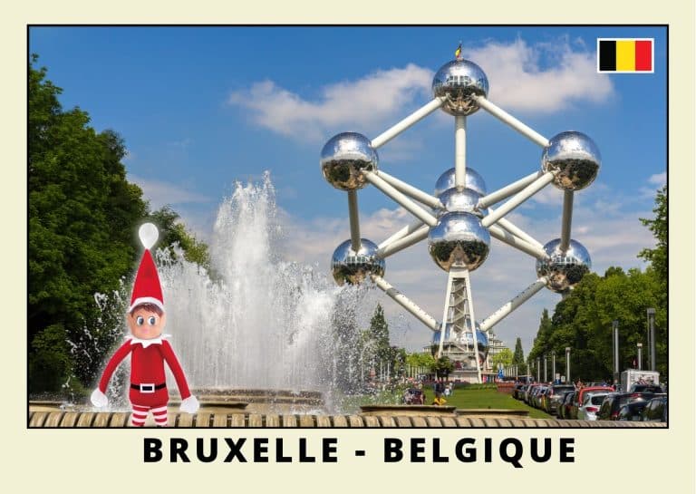 Carte postale lutine rouge en Belgique