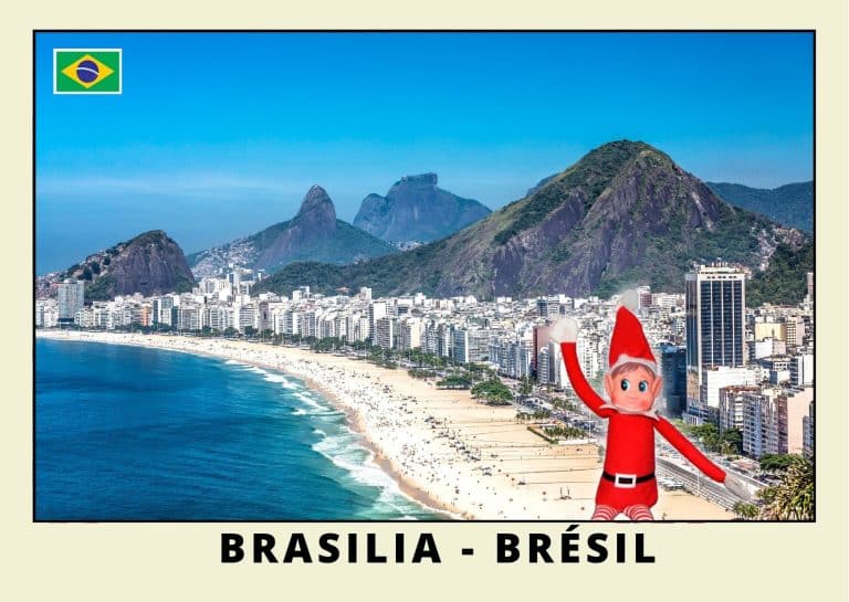 Carte postale lutine rouge au Br&eacute;sil 2