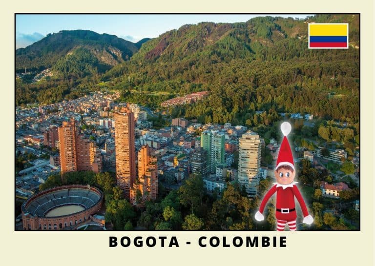 Carte postale lutine rouge en Colombie