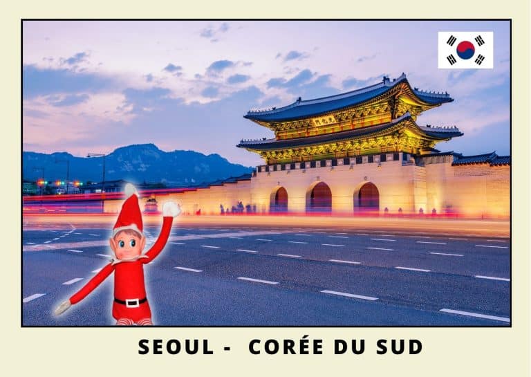 Carte postale lutine rouge en Cor&eacute;e du Sud