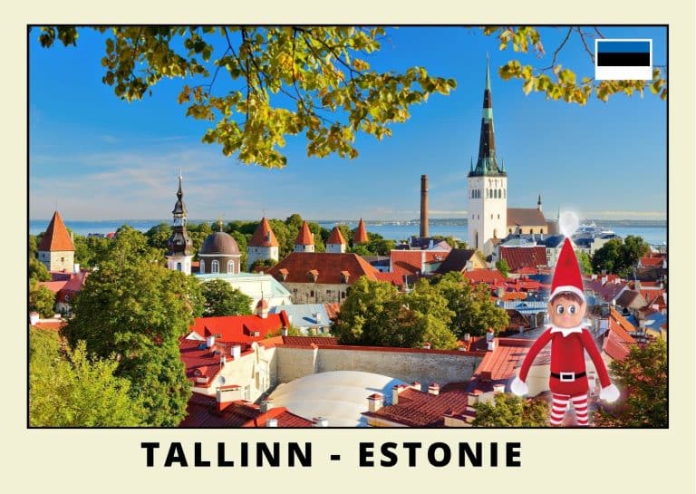 Carte postale lutine rouge en Estonie