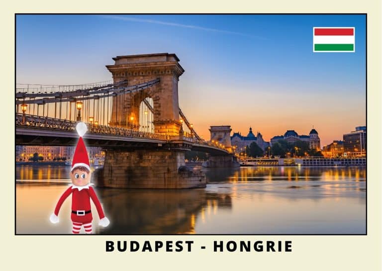 Carte postale lutine rouge en Hongrie