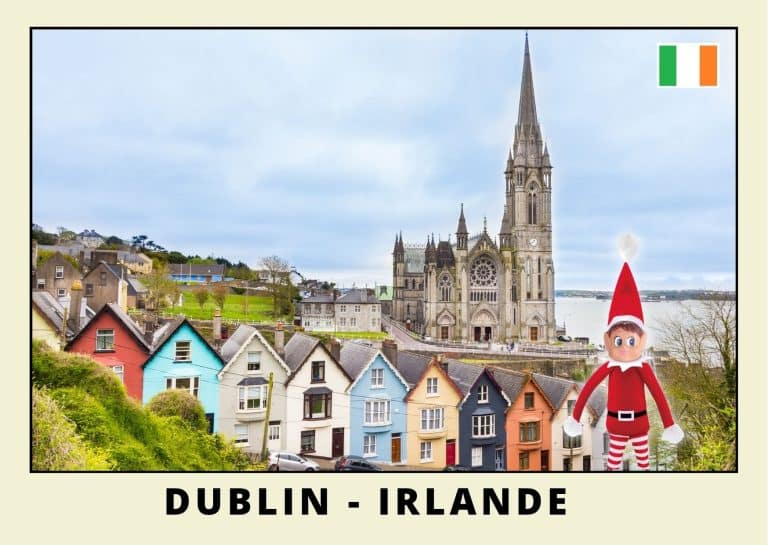 Carte postale lutine rouge en Irlande