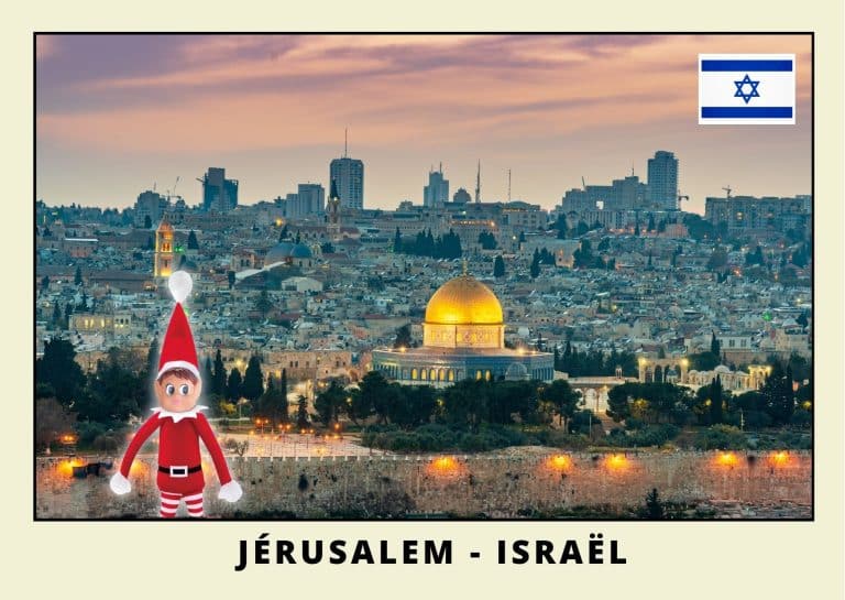 Carte postale lutine rouge en Israel