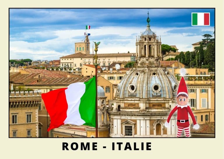 Carte postale lutine rouge en Italie