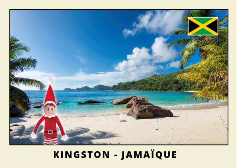 Carte postale lutine rouge en Jamaique