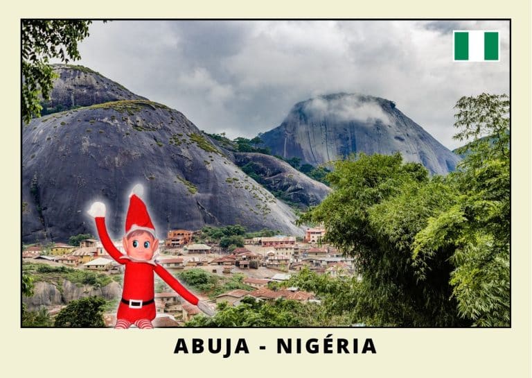 Carte postale lutine rouge au Nig&eacute;ria
