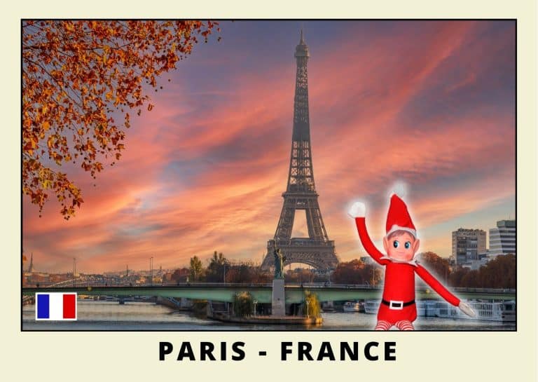 Carte postale lutine rouge a Paris 2