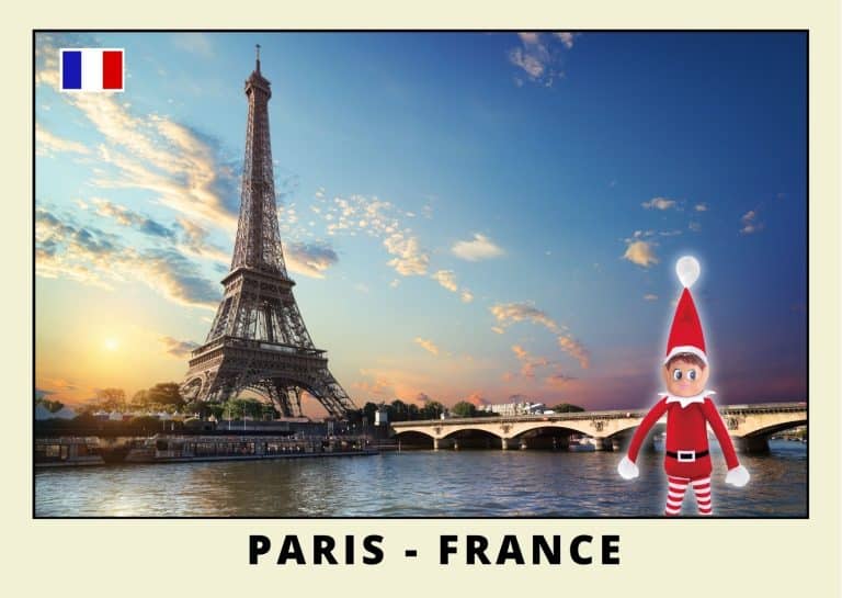 Carte postale lutine rouge a Paris