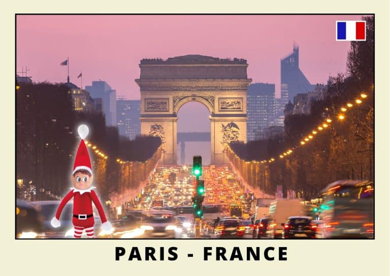 Carte postale lutine rouge a Paris 6