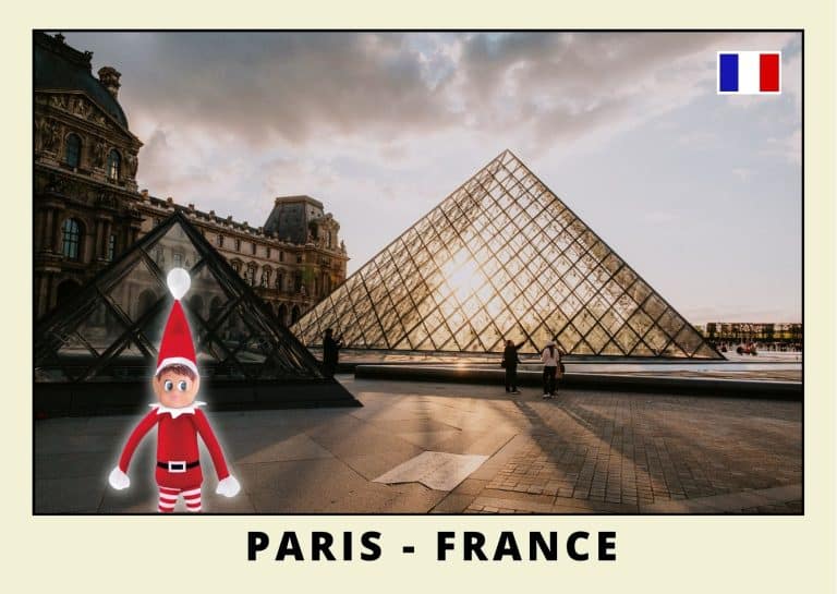 Carte postale lutine rouge a Paris 7