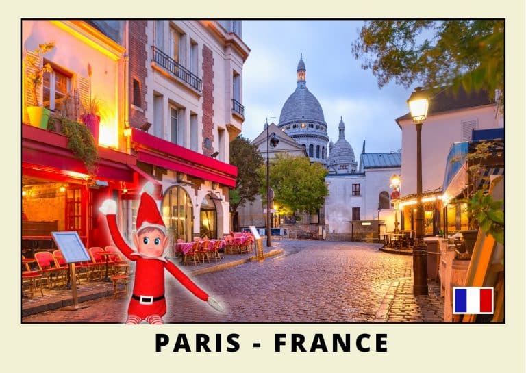 Carte postale lutine rouge a Paris 9