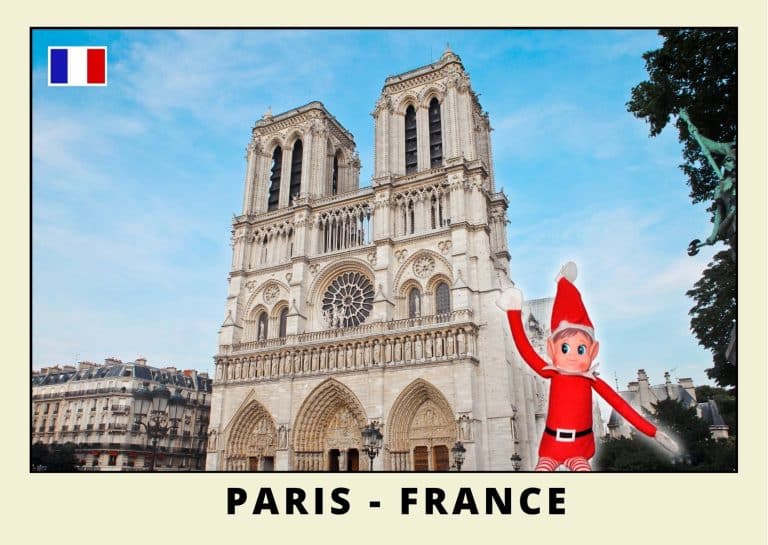 Carte postale lutine rouge a Paris 10