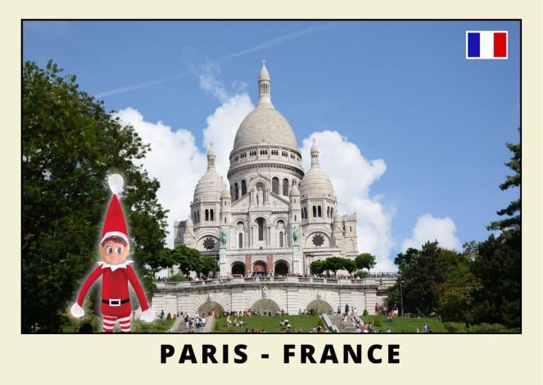 Carte postale lutine rouge a Paris 11