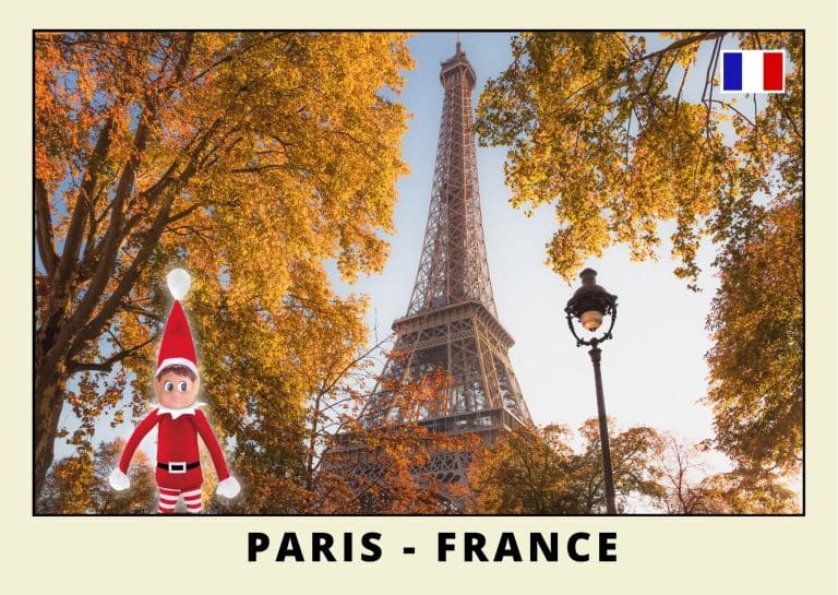 Carte postale lutine rouge a Paris 12