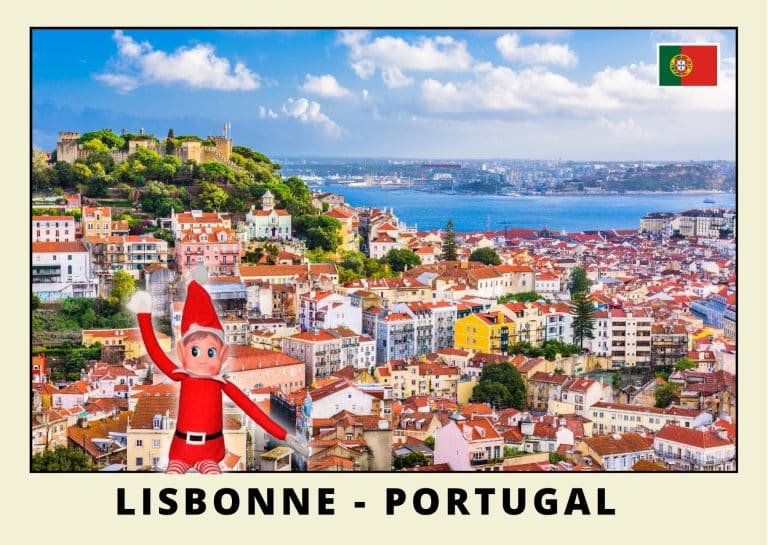 Carte postale lutine rouge au Portugal