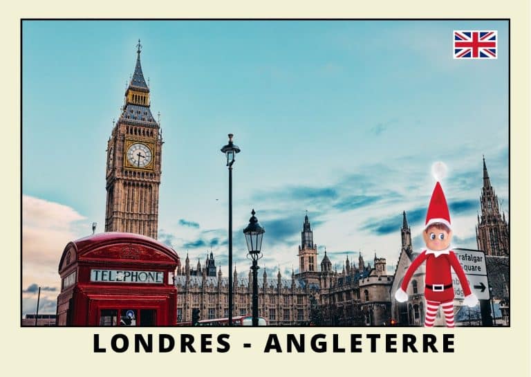 Carte postale lutine rouge en Angleterre