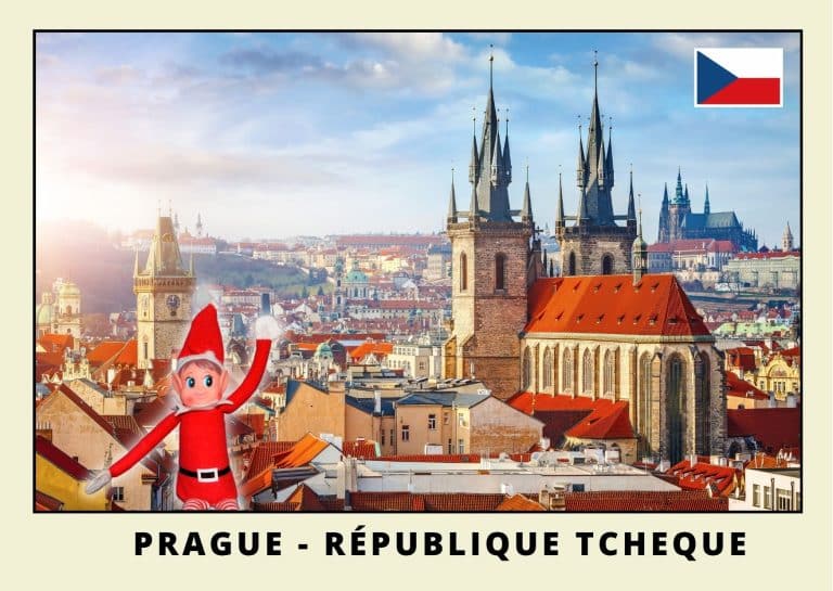 Carte postale lutine rouge en Tch&eacute;quie