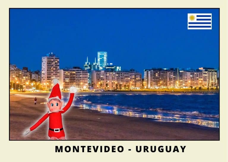 Carte postale lutine rouge en Uruguay
