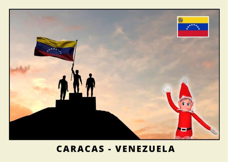 Carte postale lutine rouge au V&eacute;n&eacute;zuela