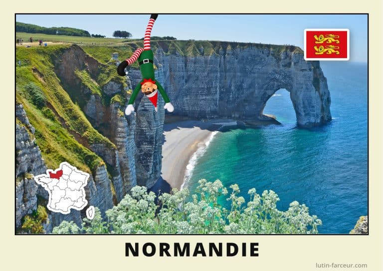 carte-postale-lutin-vert-solo-normandie