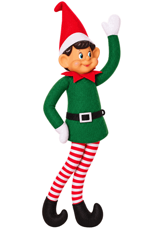 Lutin farceur vert qui fait signe de la main, kit à télécharger à 7,99 euros