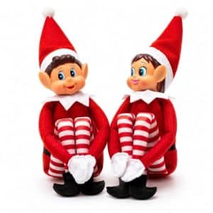 Lot de 2 lutins farceurs (garçon + fille)