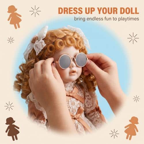 Lunettes de soleil miniatures pour lutin (4 paires)