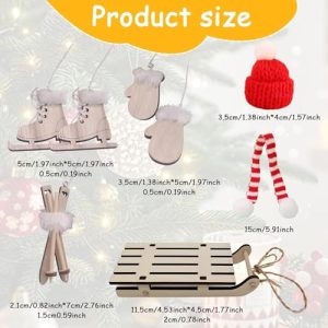 Kit hiver du lutin : traîneau, skis et patins