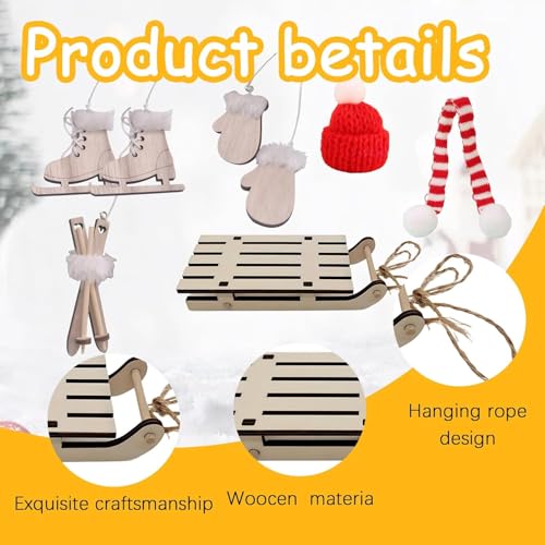 Kit hiver du lutin : traîneau, skis et patins