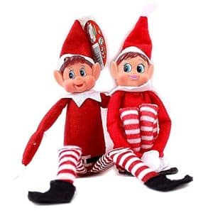 Lot de 2 lutins farceurs (garçon + fille)