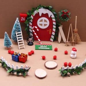 Porte magique pour lutin farceur avec 21 pièces
